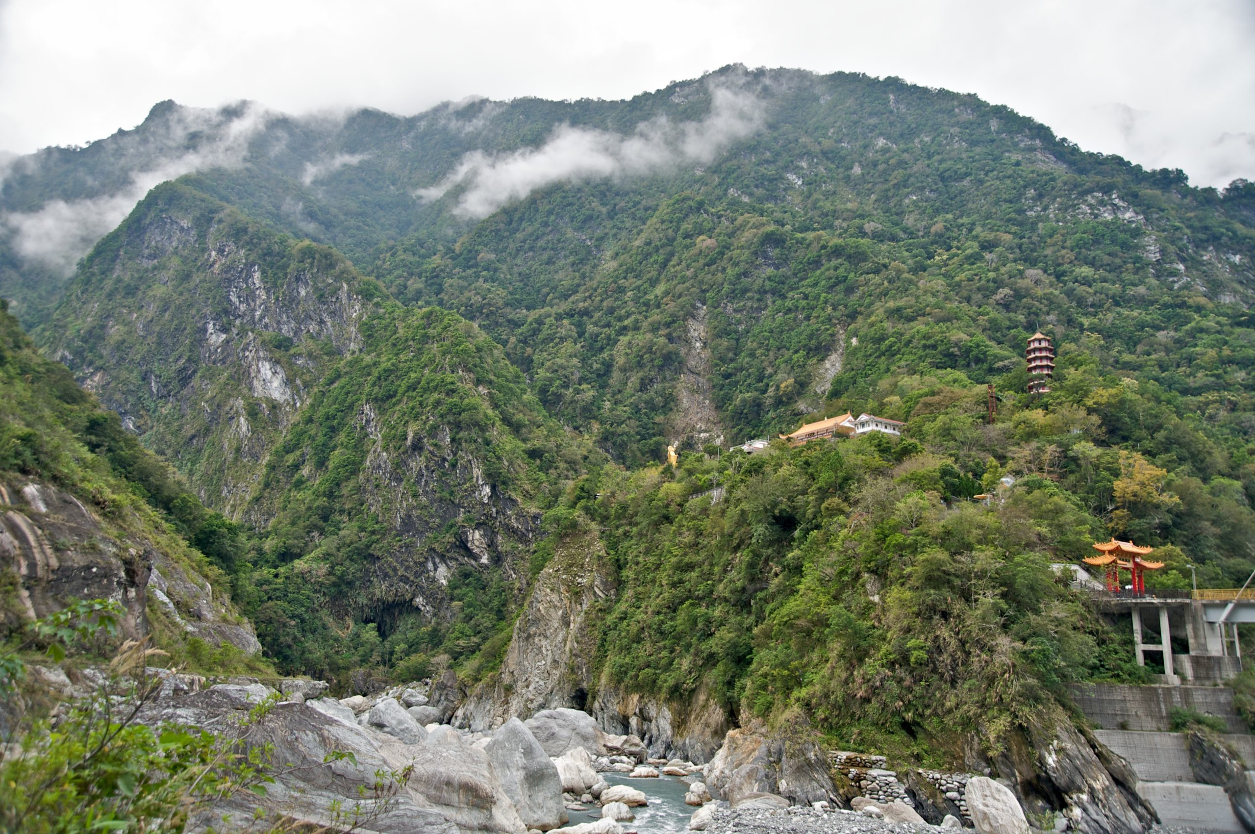 View of Taroko Gorge in Taiwan