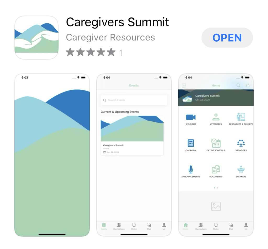 Caregivers Summit App