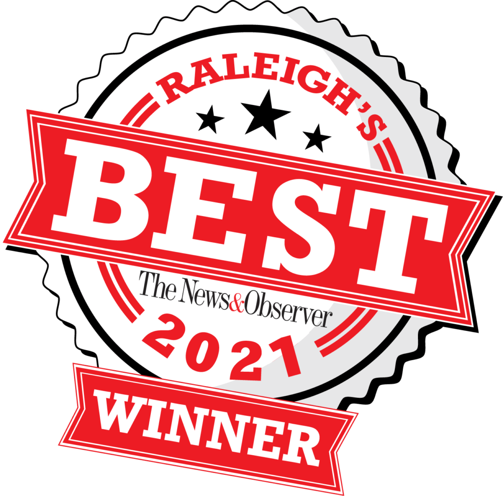 Raleigh's Best WInner 2021 badge