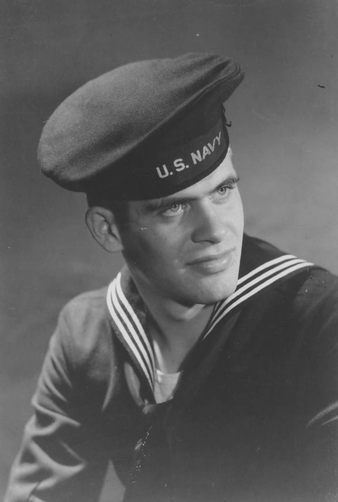 Daniel Price in Navy Uniform